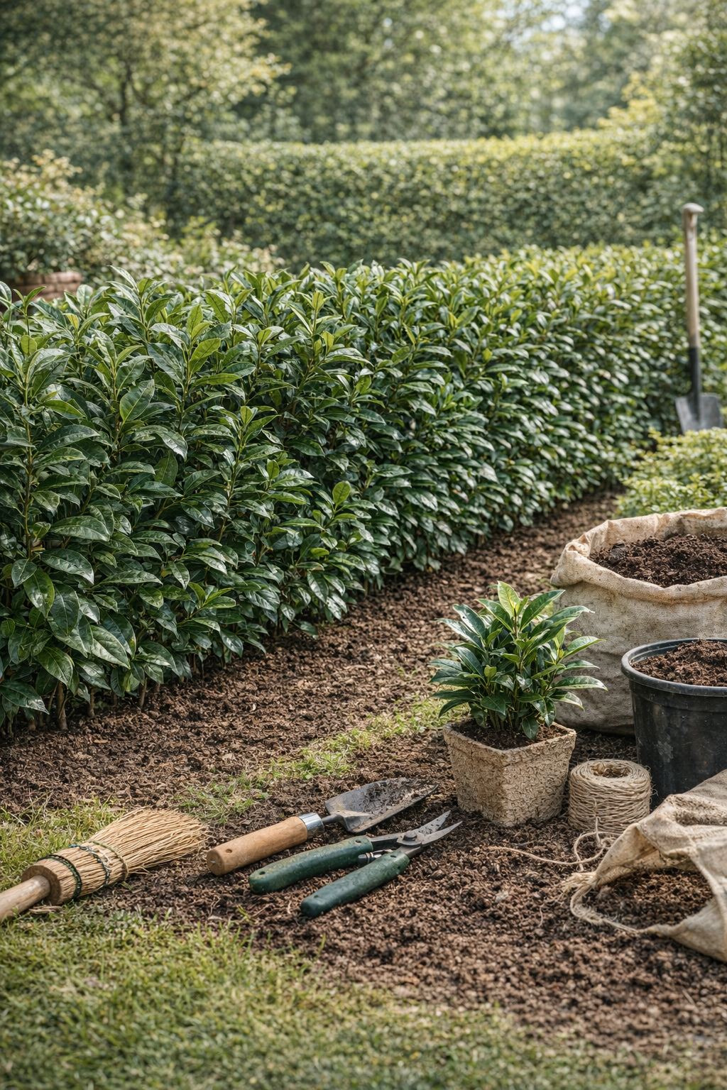 Laurierkers planten wanneer: de beste timing voor een dichte haag