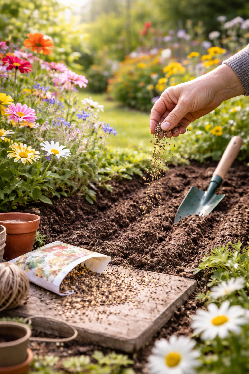 Bloemenzaad zaaien: zo breng je kleur en biodiversiteit in je tuin