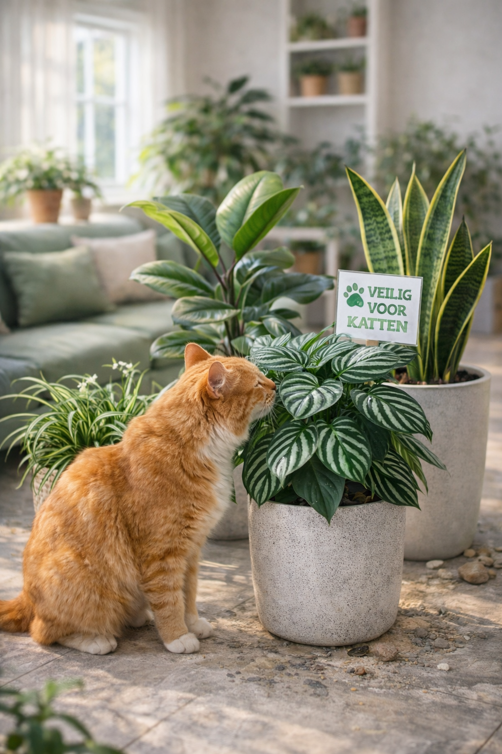 Welke planten zijn veilig voor katten?