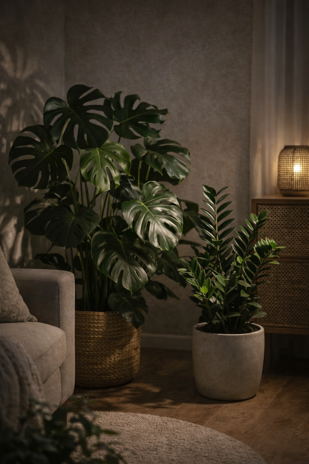 Grote kamerplant voor weinig licht: de beste soorten voor een donkere hoek