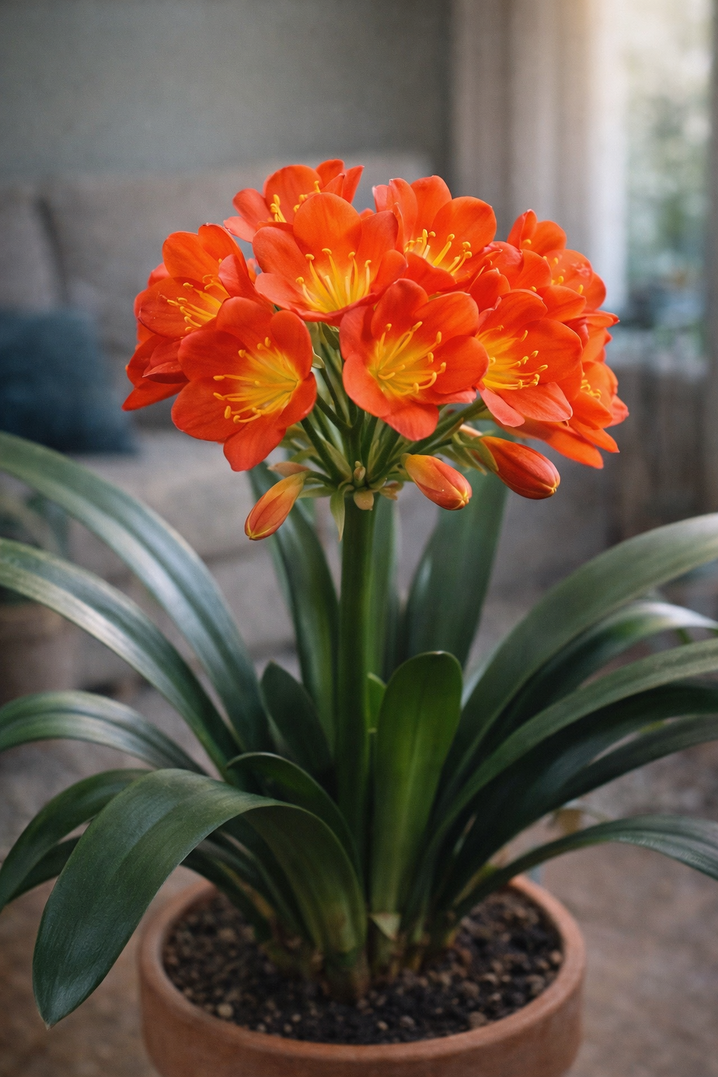 Clivia bloem: de opvallende verschijning in je interieur