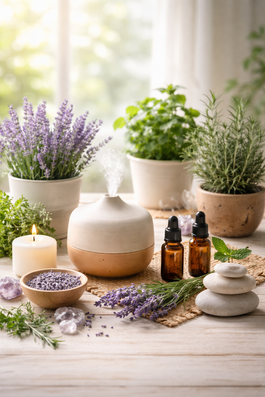 Aromatische planten voor ontspanning in huis en op je balkon