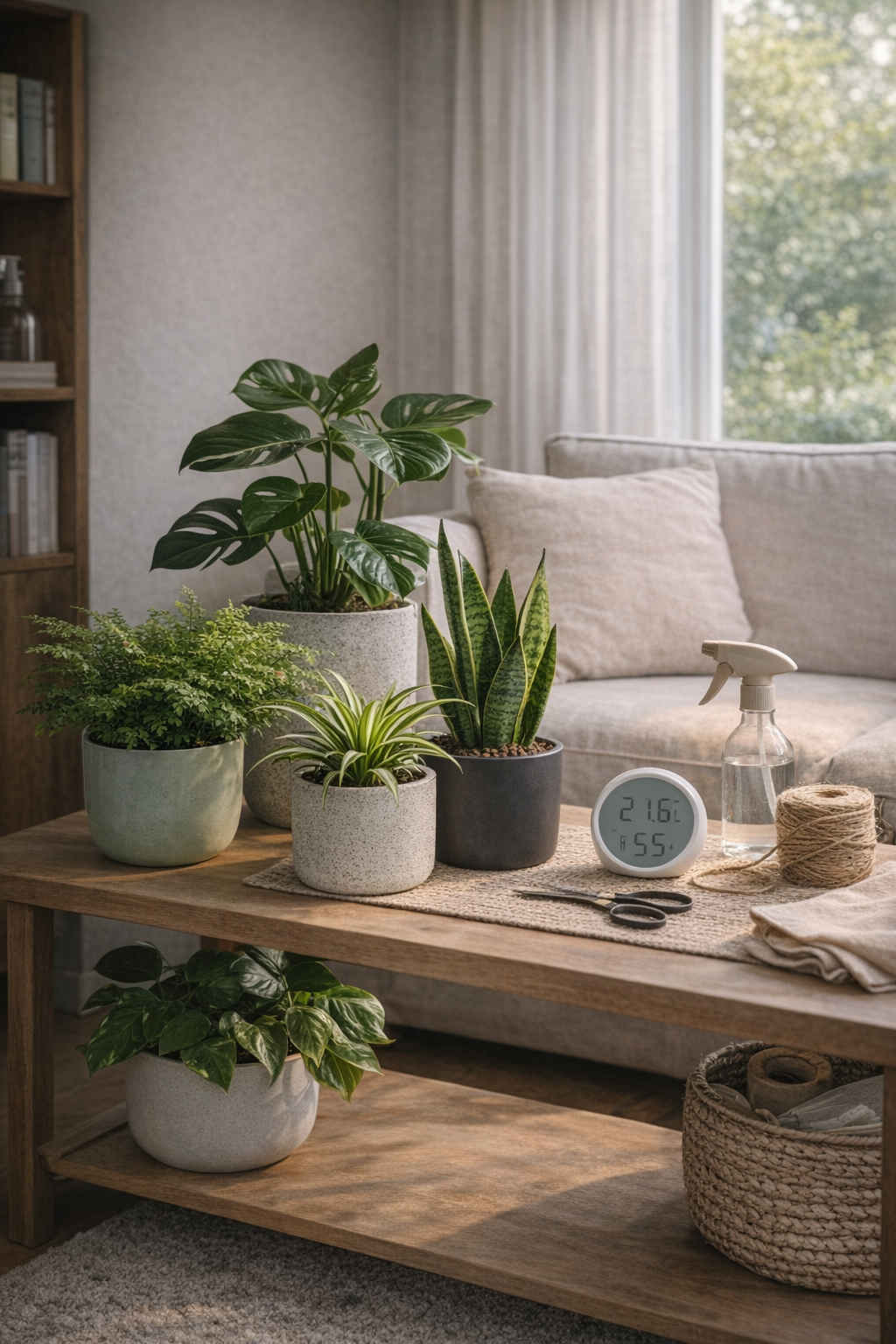 Verzorgingstips voor kamerplanten in een gezond huis