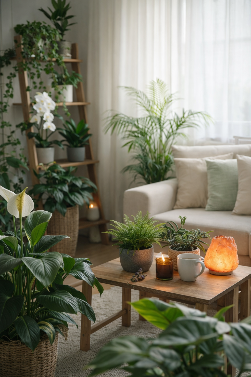 Planten in huis tegen hoofdpijn