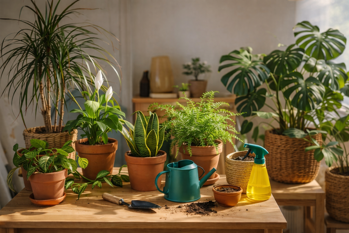 Kamerplanten verzorgen: praktische tips voor gezonde planten