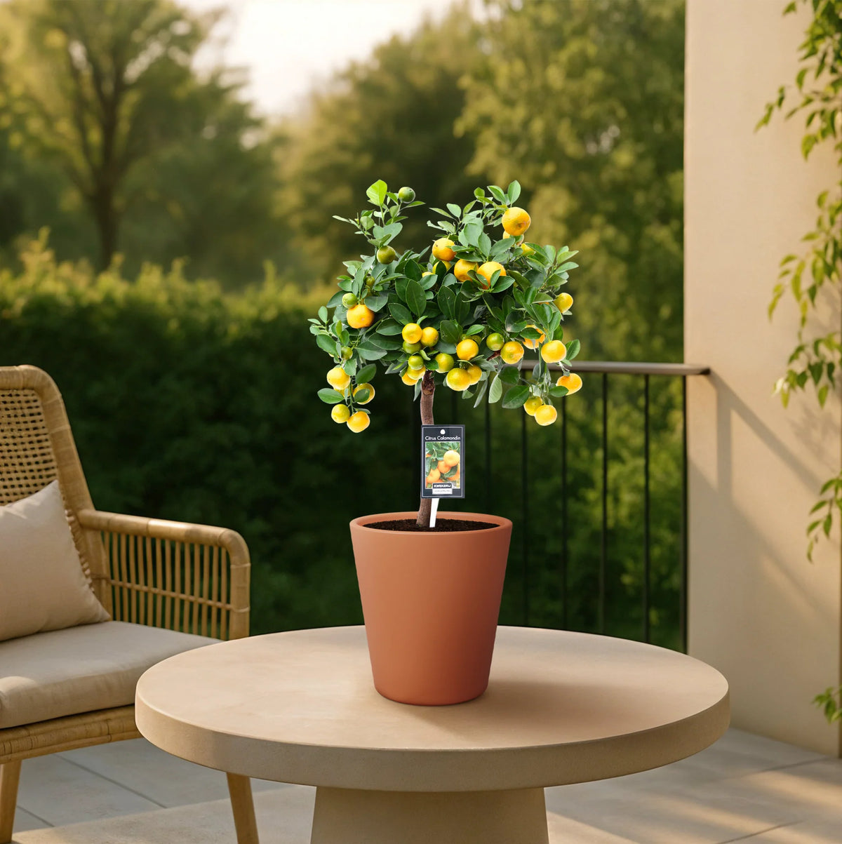 Citrus Calamondin, plant in pot