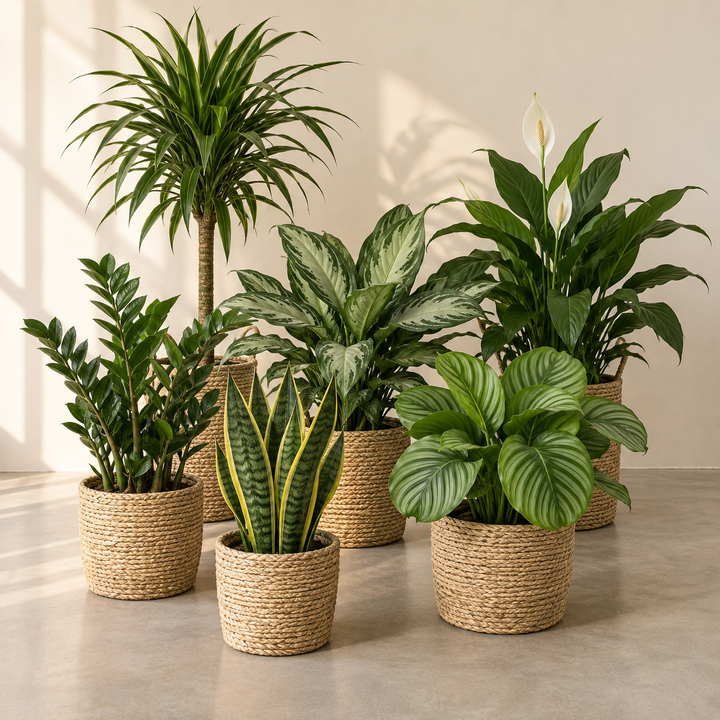 Slaapkamerplanten pakket | 6 planten