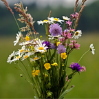 Wilde bloemenzaad voor bijen en vlinders, 100 gram, 30-50 m², kenmerkend blad