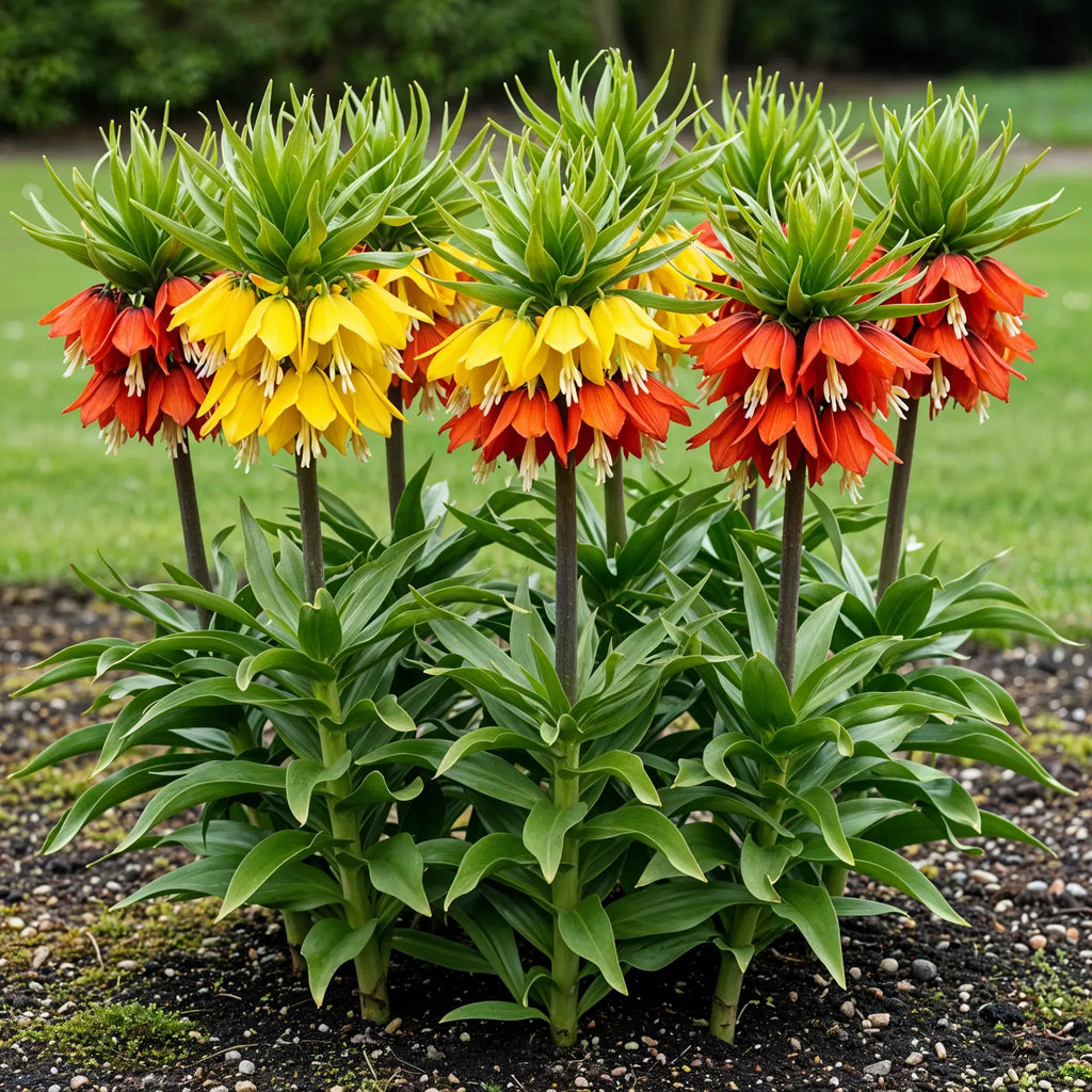 Fritillaria Imperialis Mix, detail van het blad