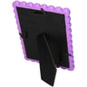 Fotolijst met kralenversiering, polyresin, paars