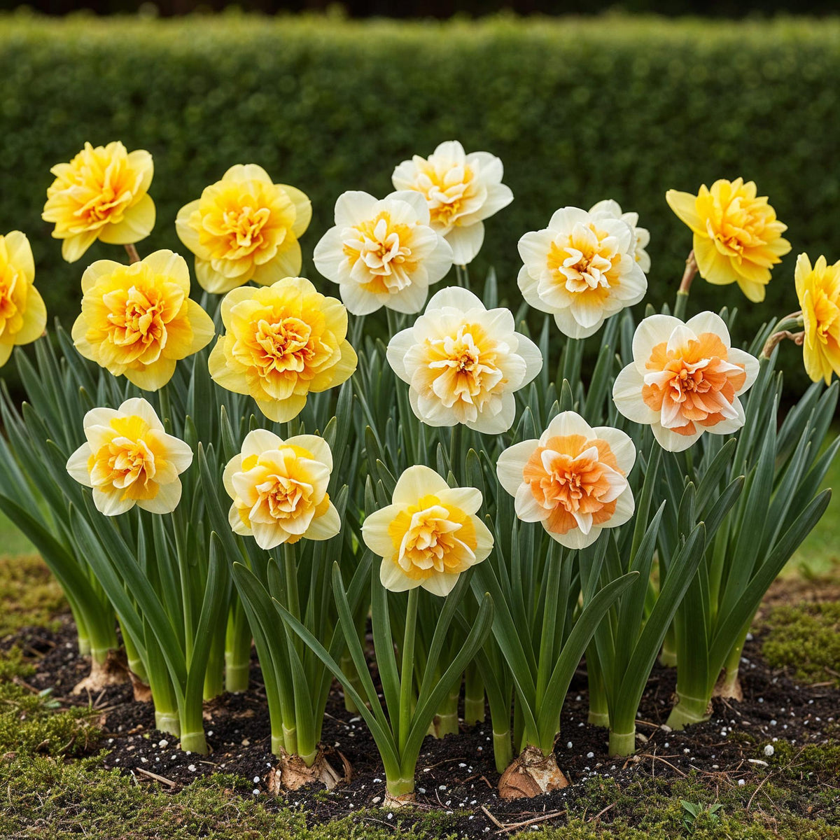 Narcis Double mix, kenmerkend blad