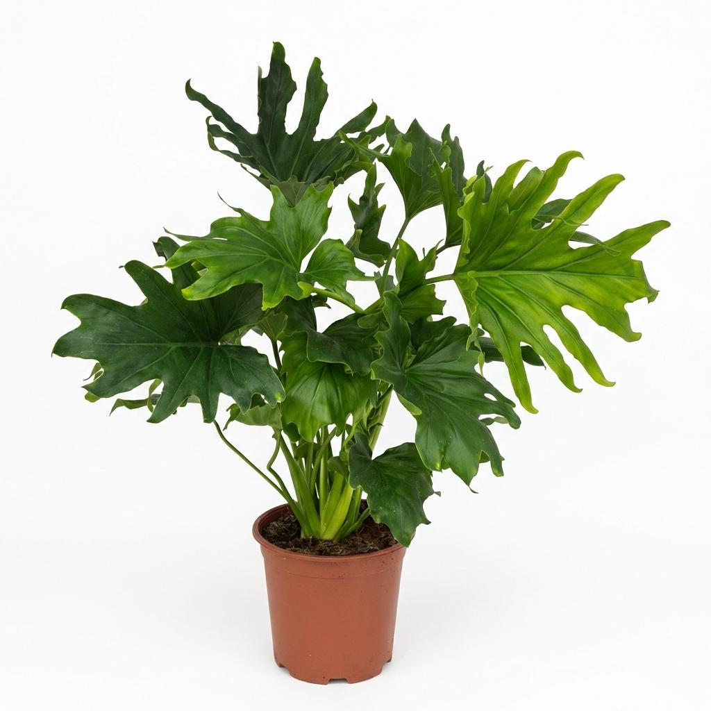 Philodendron Lickety Split, detail van het blad