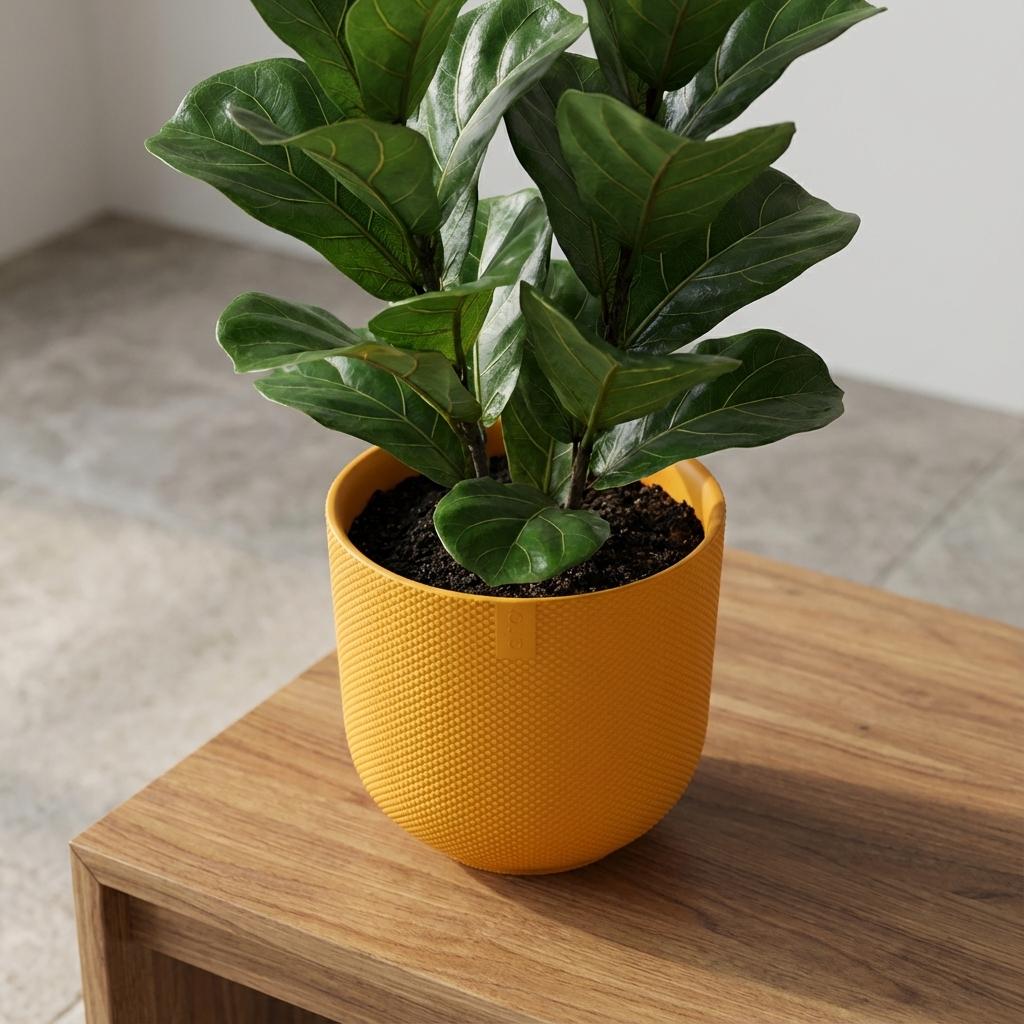 Productfoto van Pot Elho Jazz Round Amber Yellow - D19
