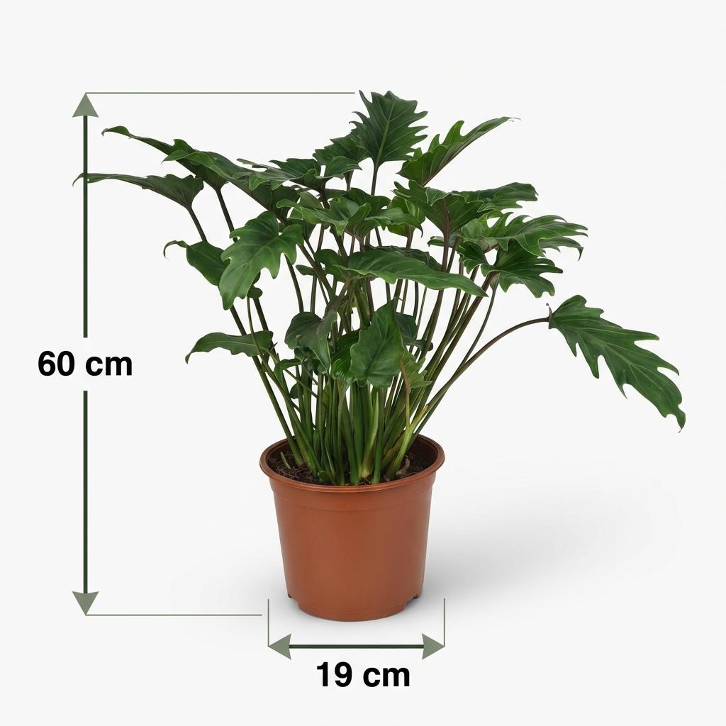 Philodendron Xanadu, groeiwijze van de plant