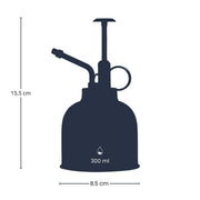Plantenvernevelaar RVS, donkerzilver