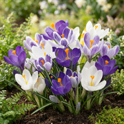 Krokus bloembollen blauw en wit, Blue-White, foto 2