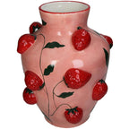 Vaas Aardbei Dolomiet, plant in pot