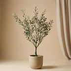 Kunstplant Olive tree in pot, groeiwijze van de plant