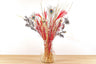 Droogbloemen boeket - Red & Gold - Droogboeket