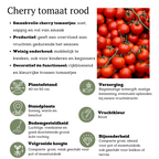 Rode plukgroente mix, tomaat, paprika, hete peper, 3 planten, gezonde plant