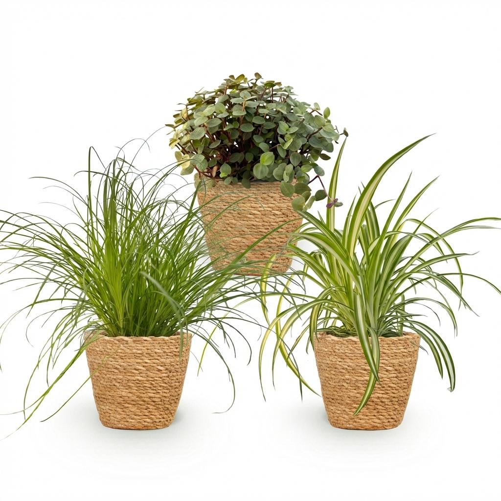 Cyperus, groene bladeren