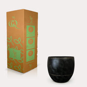 Pot Belia vintage black, zwart, maat M, H25 x B28 cm
