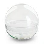 Terrarium fles tweedelig - Dome XL, plant in pot