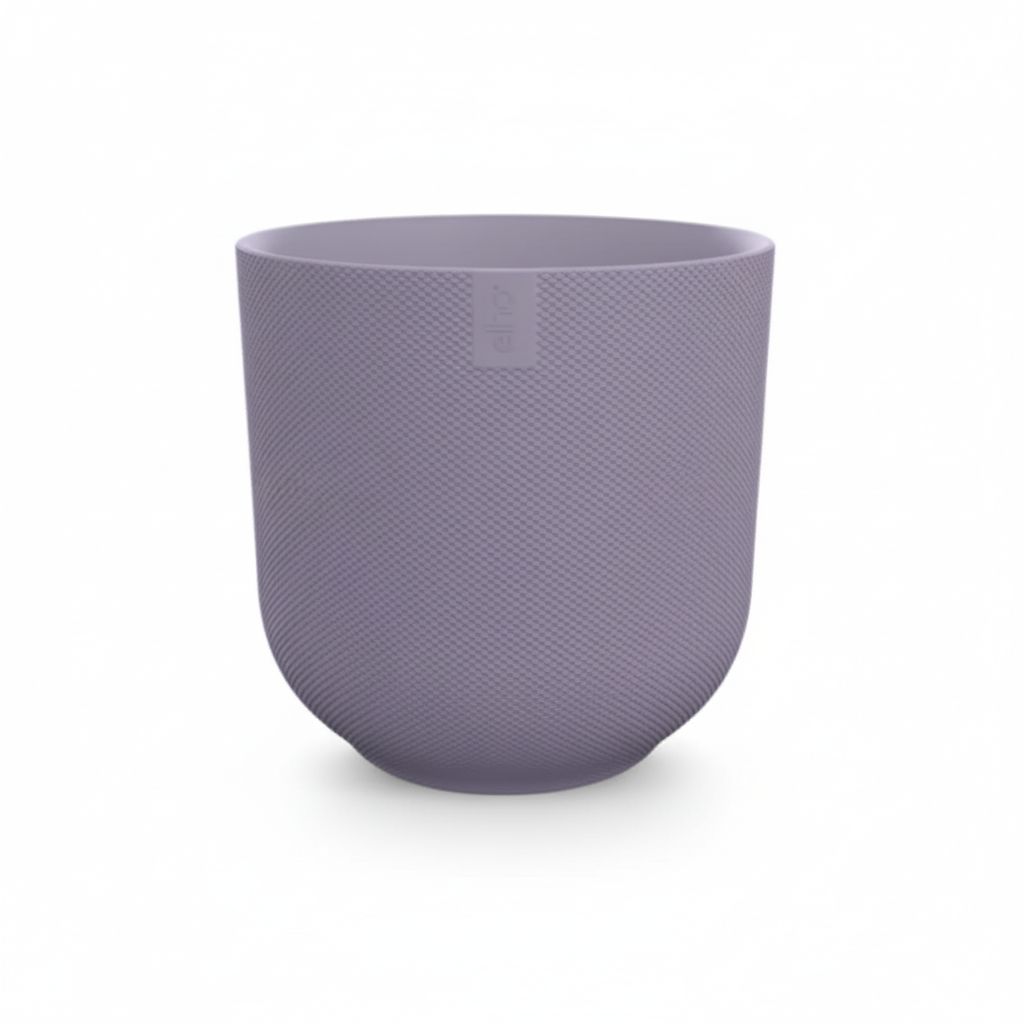 Detailfoto van Elho Jazz Round pot in Lavender Lilac, Ø14 cm