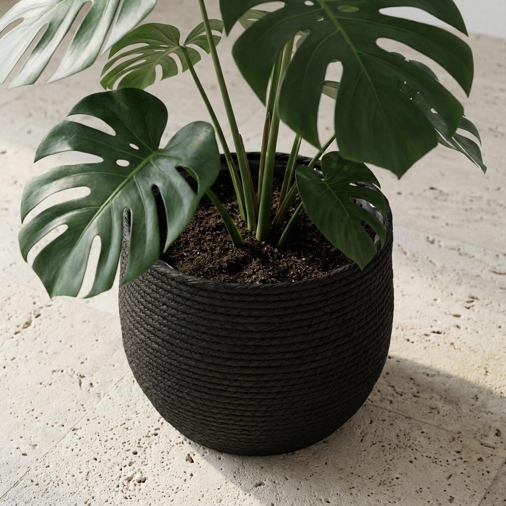 Productfoto van Mand Jorck zwart 26 cm