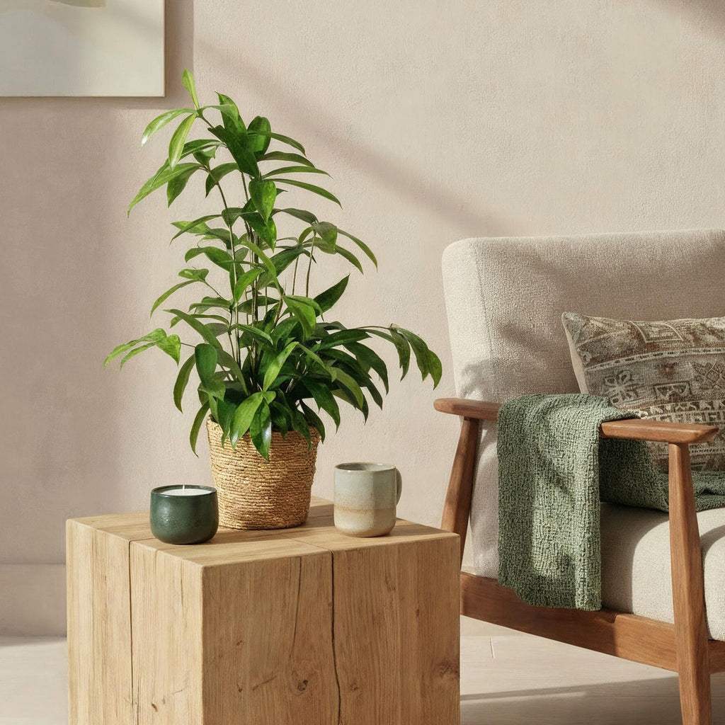Dracaena surculosa, 60-70 cm hoog, groene bladeren