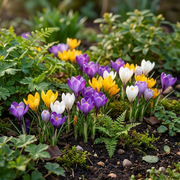Krokus mix bloembollen, gemengde krokussen, foto 2