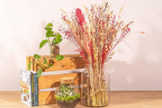 Droogbloemen boeket - Roze XL - Droogboeket