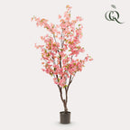 Kunstplant - Prunus - Kersenbloesem - Roze, plant in pot