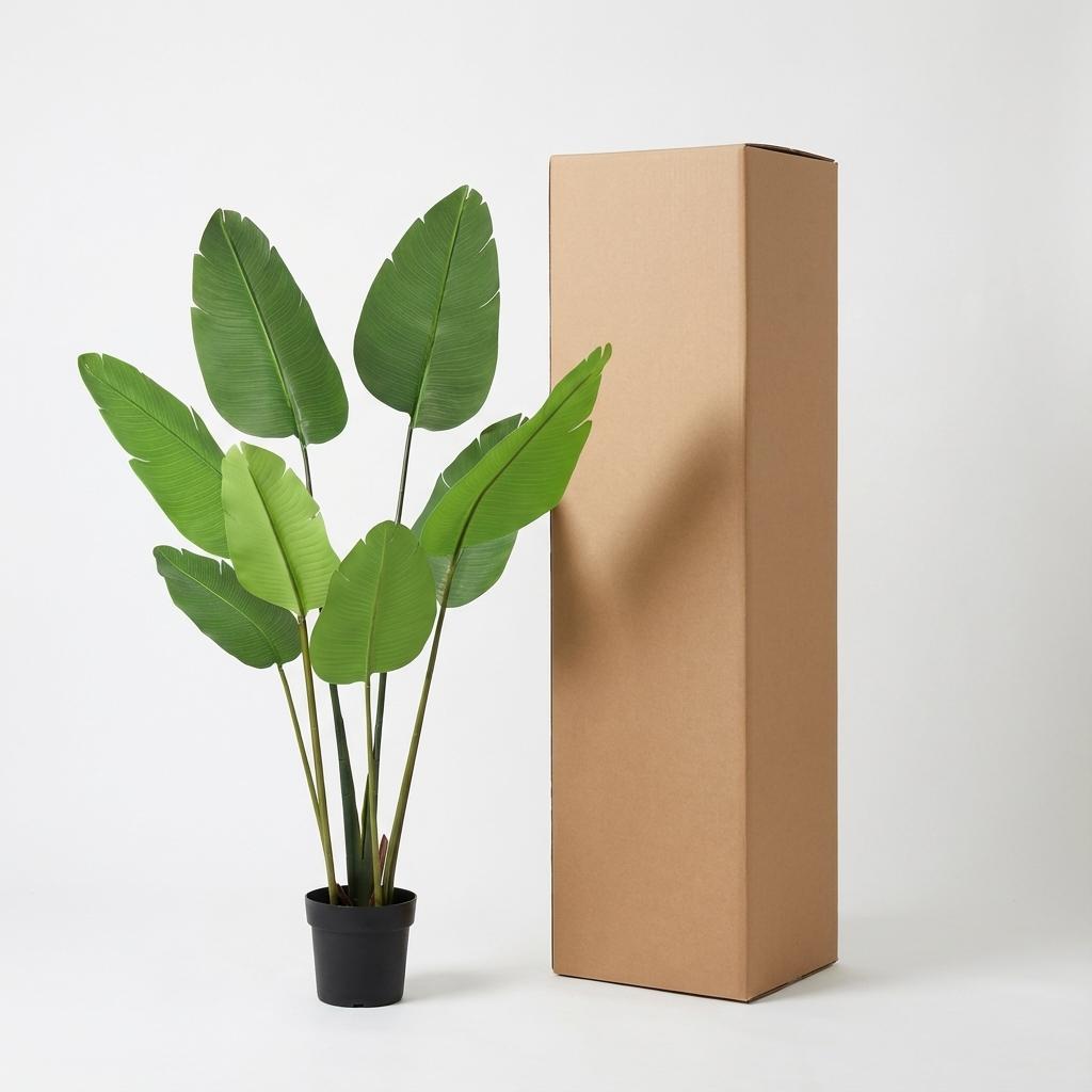 Kunstplant - Strelitzia Nicolai, gezonde plant