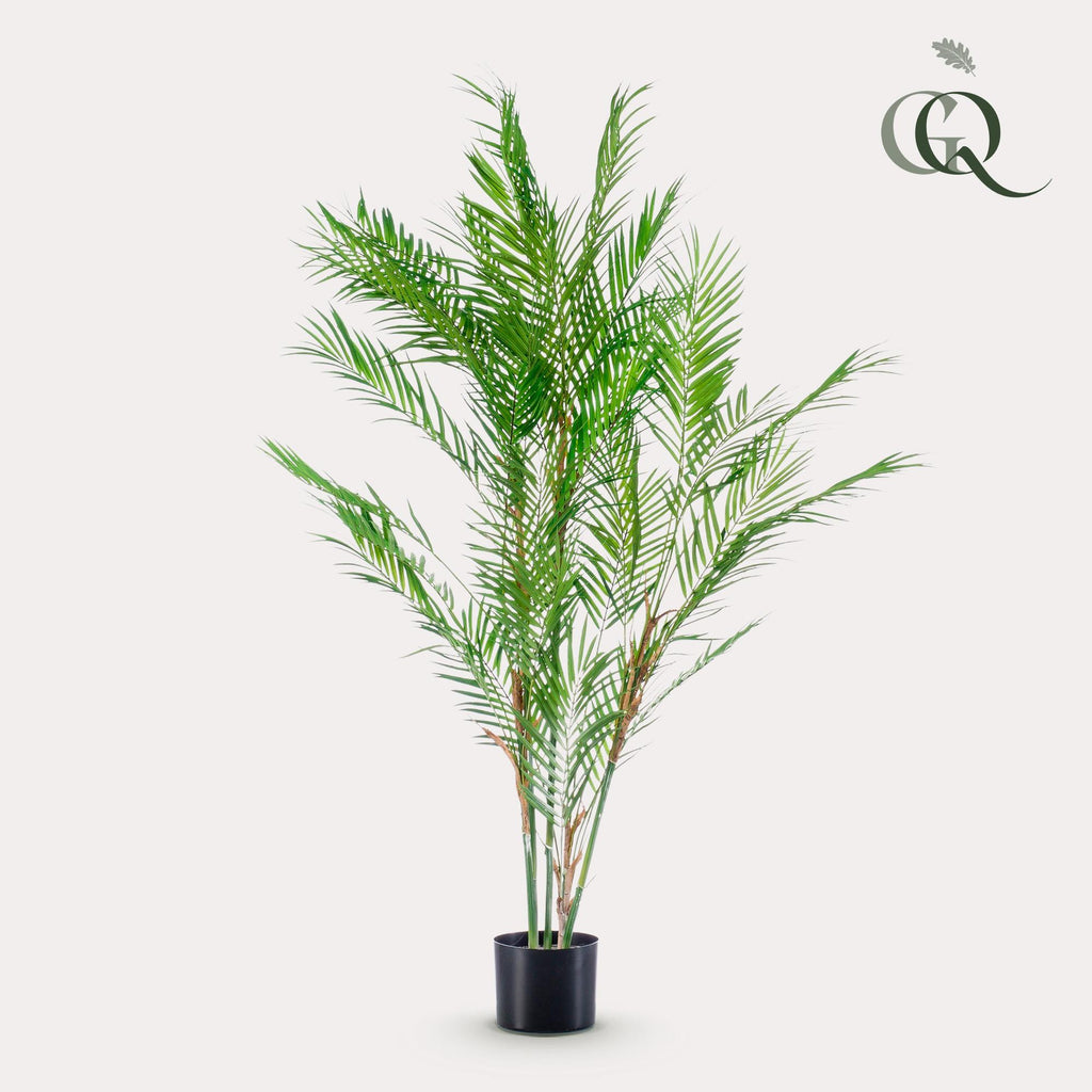 Kunstplant Chamaedorea elegans, bergpalm, 120 cm, kenmerkend blad