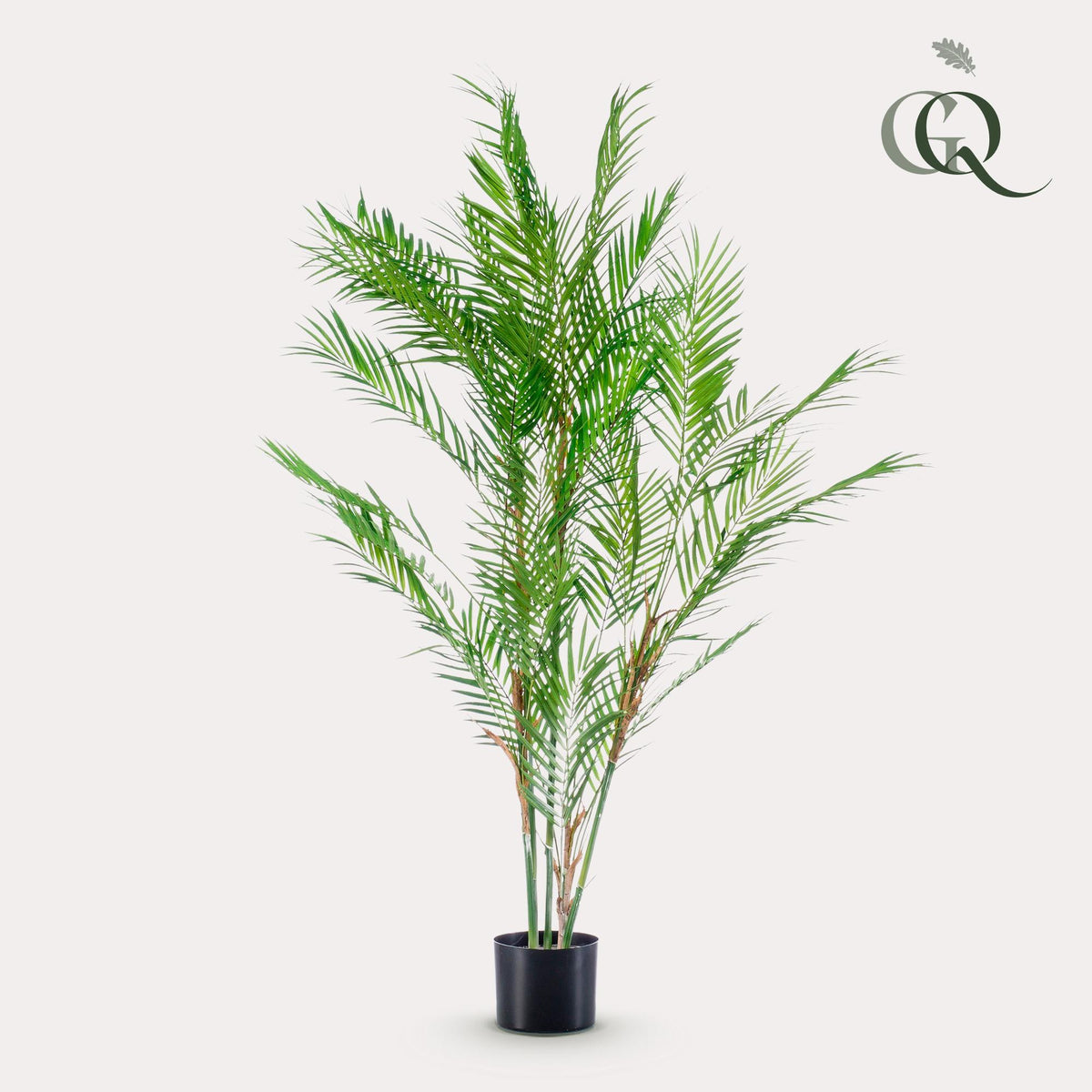 Kunstplant Chamaedorea elegans, bergpalm, 120 cm, kenmerkend blad