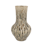 Aardewerk vaas Boa in groen, maat M, H39 x B23 cm, groeiwijze van de plant