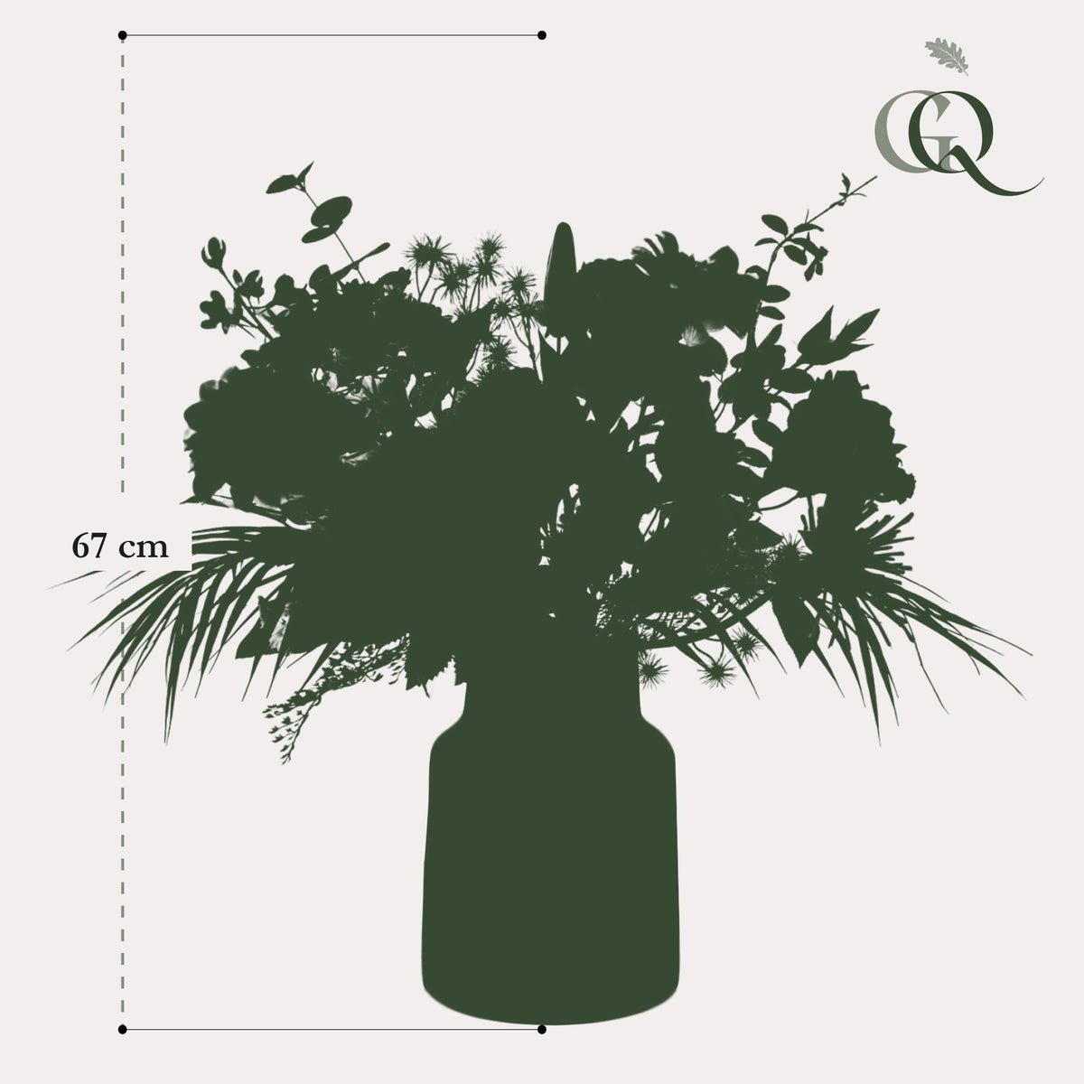 Kunstbloemen - Boeket M - Pretty Powerful, groeiwijze van de plant