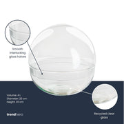 Terrarium bolglas tweedelig - Dome