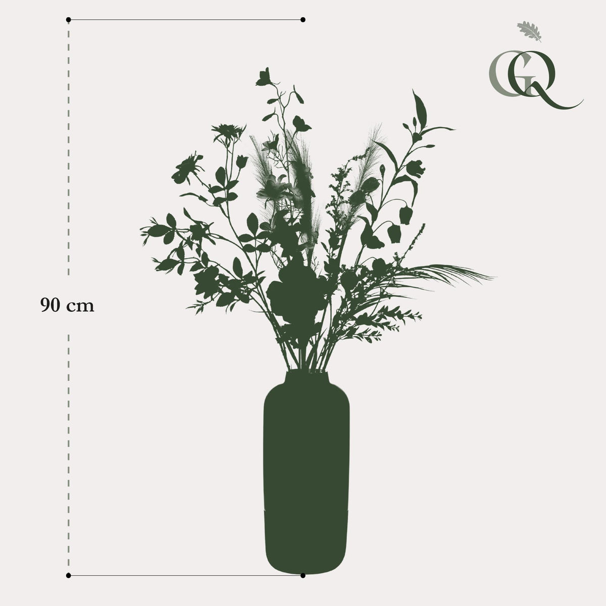 Kunstbloemen - Boeket L, groeiwijze van de plant