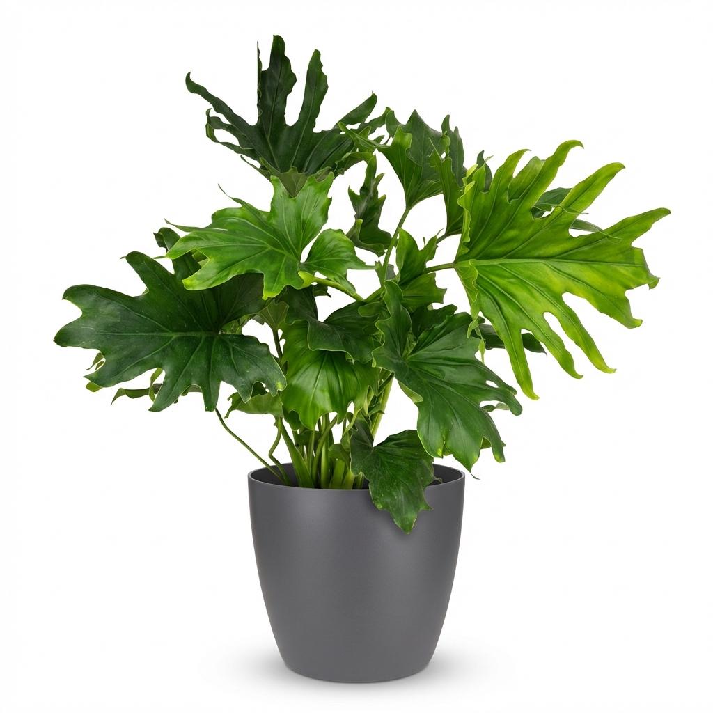 Philodendron Lickety split, plant in pot