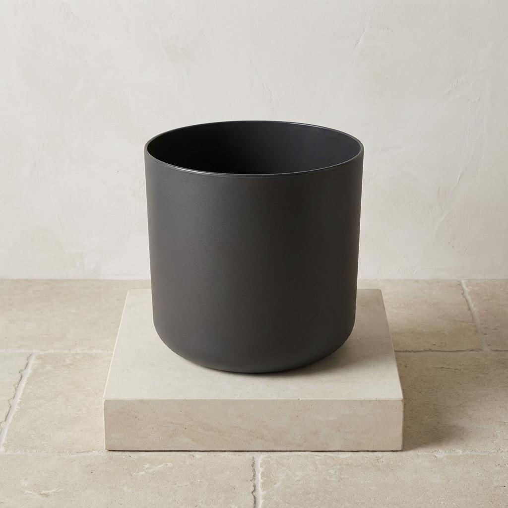 Elho b.for soft bloempot, antraciet, mat fluweelzacht, 22 cm, groeiwijze van de plant