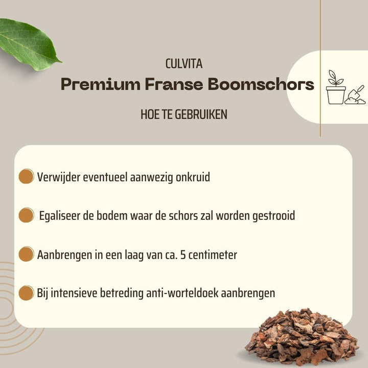 Culvita Franse boomschors, sierschors 30-40 mm, 40 liter