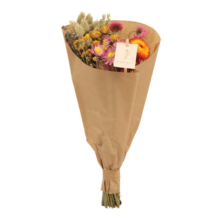 12x Veldboeket Multi - Droogboeket