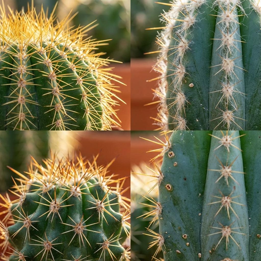 Mini Cactus Mix - 3 Stuks - Ø, detail van het blad