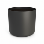Elho b.for soft bloempot, antraciet, mat fluweelzacht, 35 cm, gezonde plant
