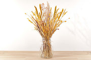 Droogbloemen boeket - Geel XL - Droogboeket