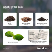 Terrarium navul- en startpakket voor maat S/M