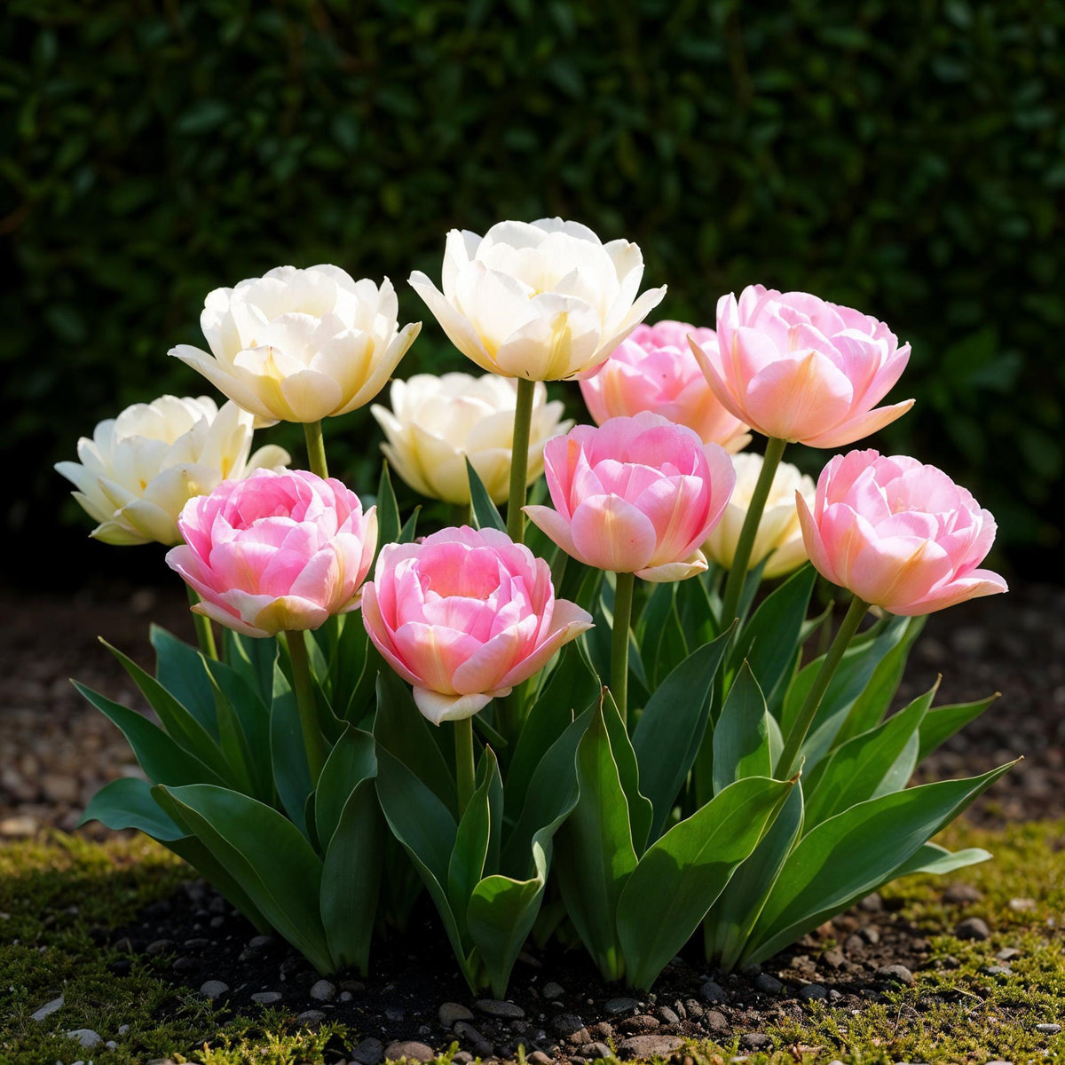 Tulp Double Sensation, kenmerkend blad