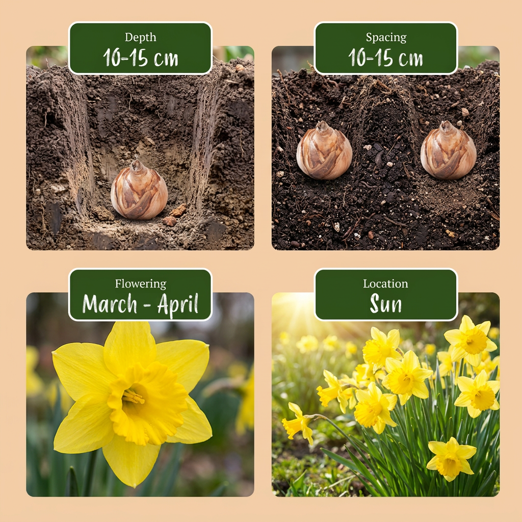 Narcis 'Carlton' bloembollen, geel, foto 4
